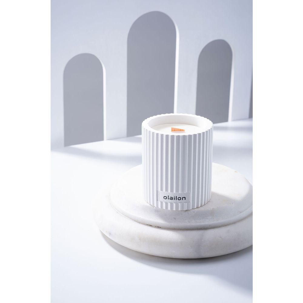 Candle Damla - colours: White slika 5