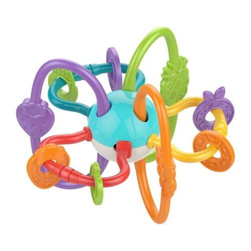 BBO Toys Igračka Za Bebe Lopta/Glodalica Sa Voćkicama 0M+ (HE0190) slika 1