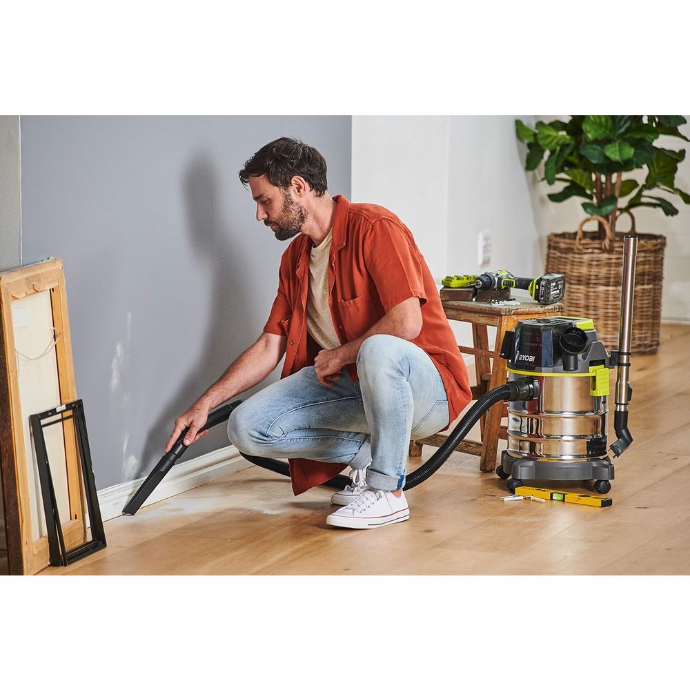 Ryobi 18V ONE+ Akumulatorski usisivač za mokro i suho usisavanje, R18WDV-0 slika 3