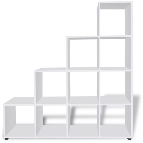 242550 Staircase Bookcase/Display Shelf 142 cm White slika 10