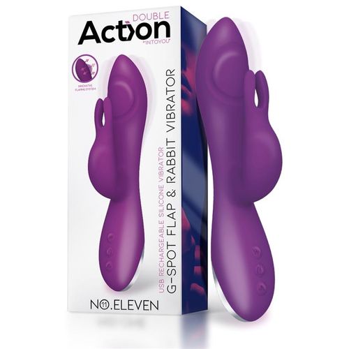 Action No.Eleven G-Spot and Rabbit Double Function Vibrator slika 1