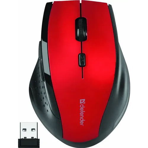 Bežični miš Defender Accura MM-365 6D crveni slika 1