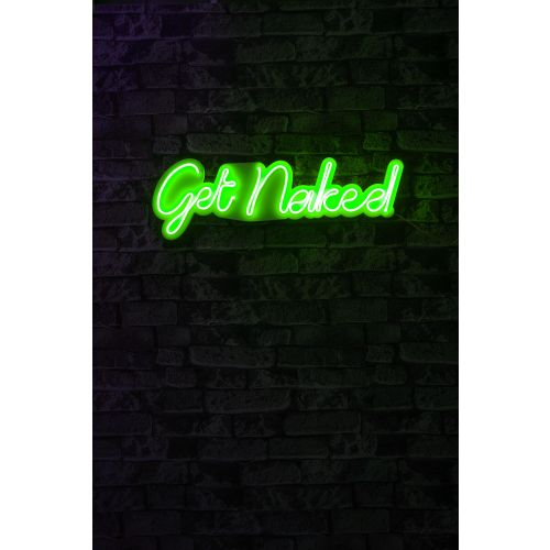 Wallity Ukrasna plastična LED rasvjeta, Get Naked - Green slika 9