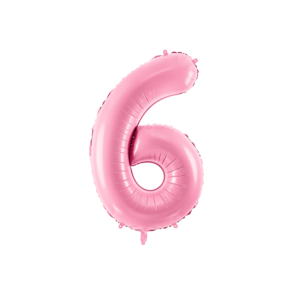 FB1P-6 Folijski balon 6 Pink 86cm slika 1