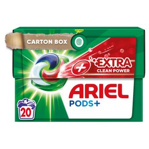 Ariel kapsule tekućeg deterdženta za pranje rublja +Extra Cleaning Power All-in-1 PODS, 20 pranja