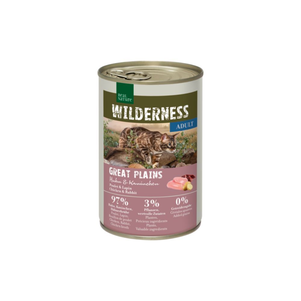 Real Nature Cat Adult piletina i zečetina 400 g slika 1