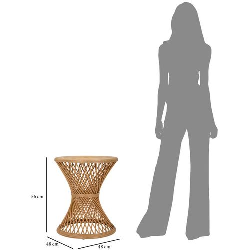 Mauro Ferretti Stol od ratana cm ø 48x56 slika 6