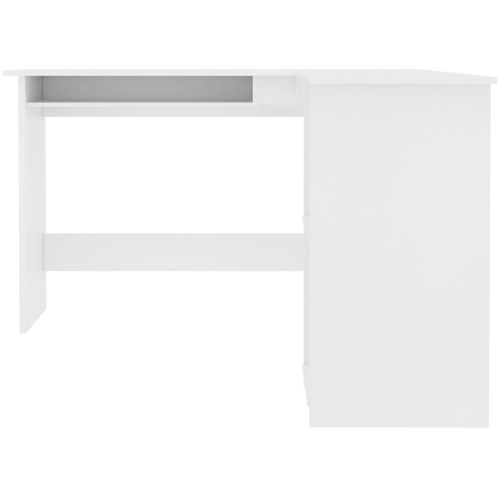 Kutni radni stol bijeli 120 x 140 x 75 cm od iverice slika 18