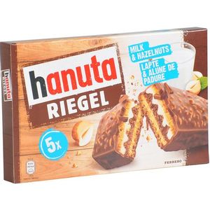 Ferrero Hanuta Riegel Vafel mlijeko i lješnjaci 172,5 g KRATAK ROK
