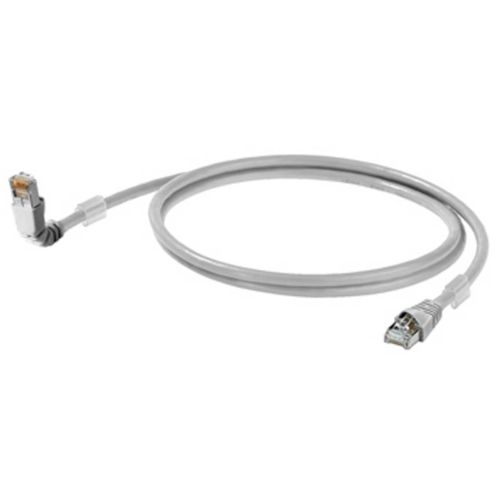 Weidmüller 1248280015 RJ45 mrežni kabel, Patch kabel cat 6a S/FTP 1.50 m siva UL certificiran 1 St. slika 1