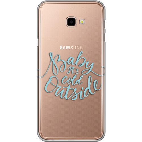Torbica Silikonska Print Skin za Samsung J415FN Galaxy J4 Plus Baby Its Cold Outside slika 1