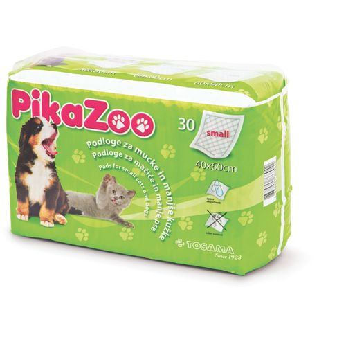 PikaZoo podloge za navikavanje mačića i štenaca na čistoću - veličina S, 40 X 60 cm, 30 kom slika 1