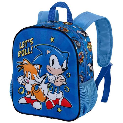 Sonic The Hedgehot Lets Roll 3D ruksak 31cm slika 2