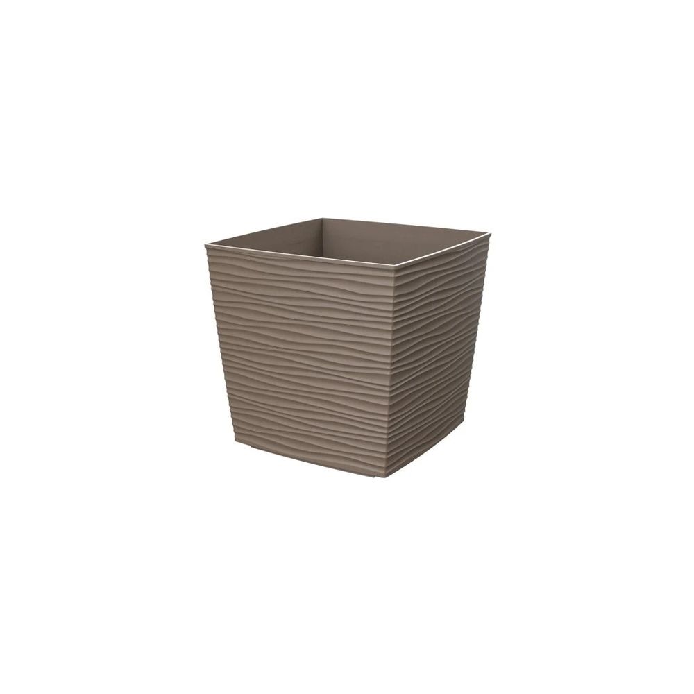 Gardino Saksija Finesa kvadrat 30x30x29 Moka slika 1