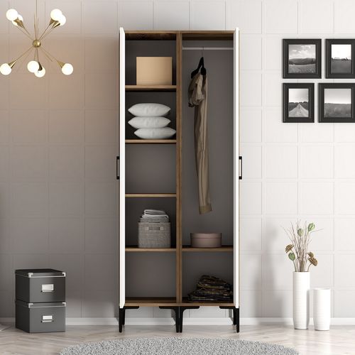 Kumsal PR - Walnut, White Walnut
White Wardrobe slika 2