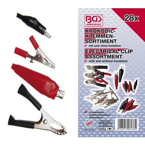 BGS Set aligator klemi 28 kom pro+ 8138