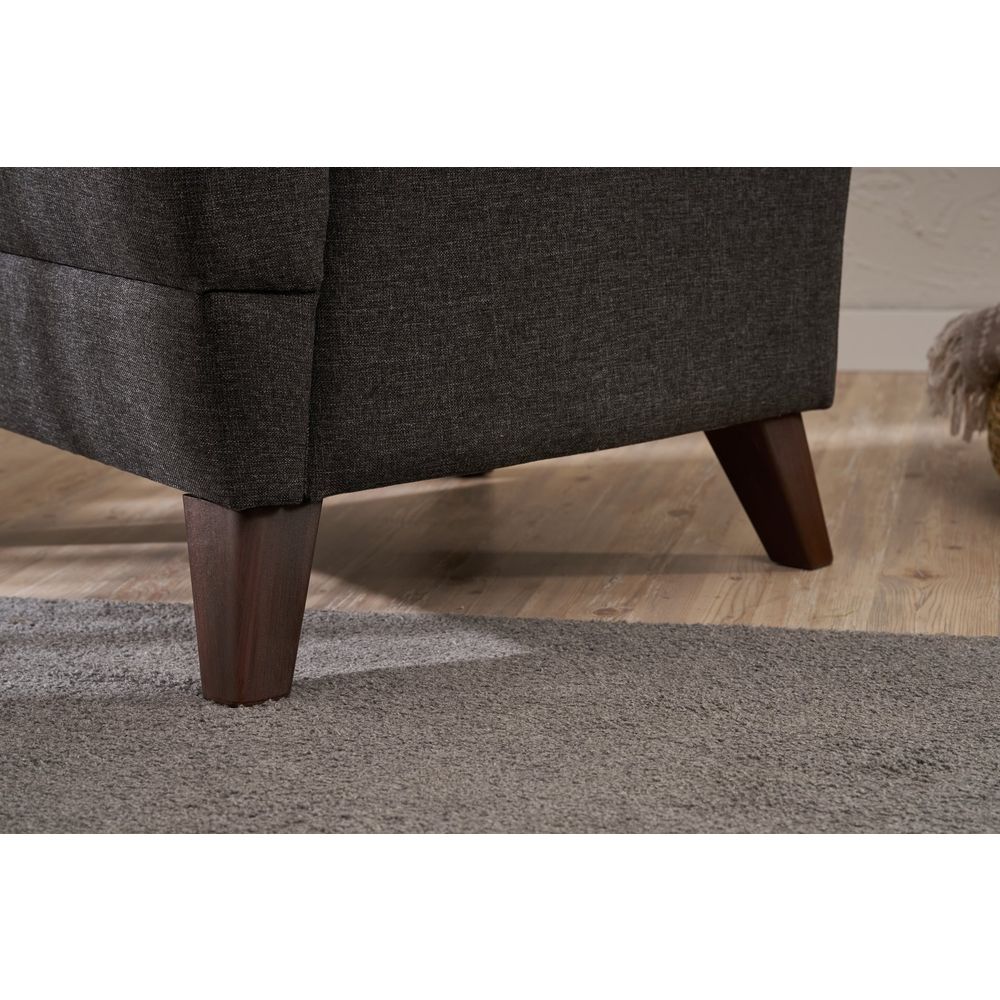 Aly - Antracitna Sofa za Jednu Osobu slika 4
