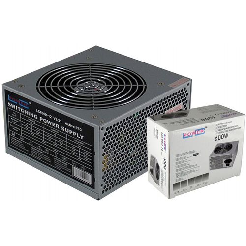 LC-Power LC600H-12 V2.31 600W, 120mm, 20/24 pin, 4x PCI-E (6/8), SATA slika 1