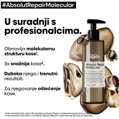 L'Oréal Professionnel Paris Serie Expert Absolut Repair Molecular Serum Za Kosu 250ml slika 16