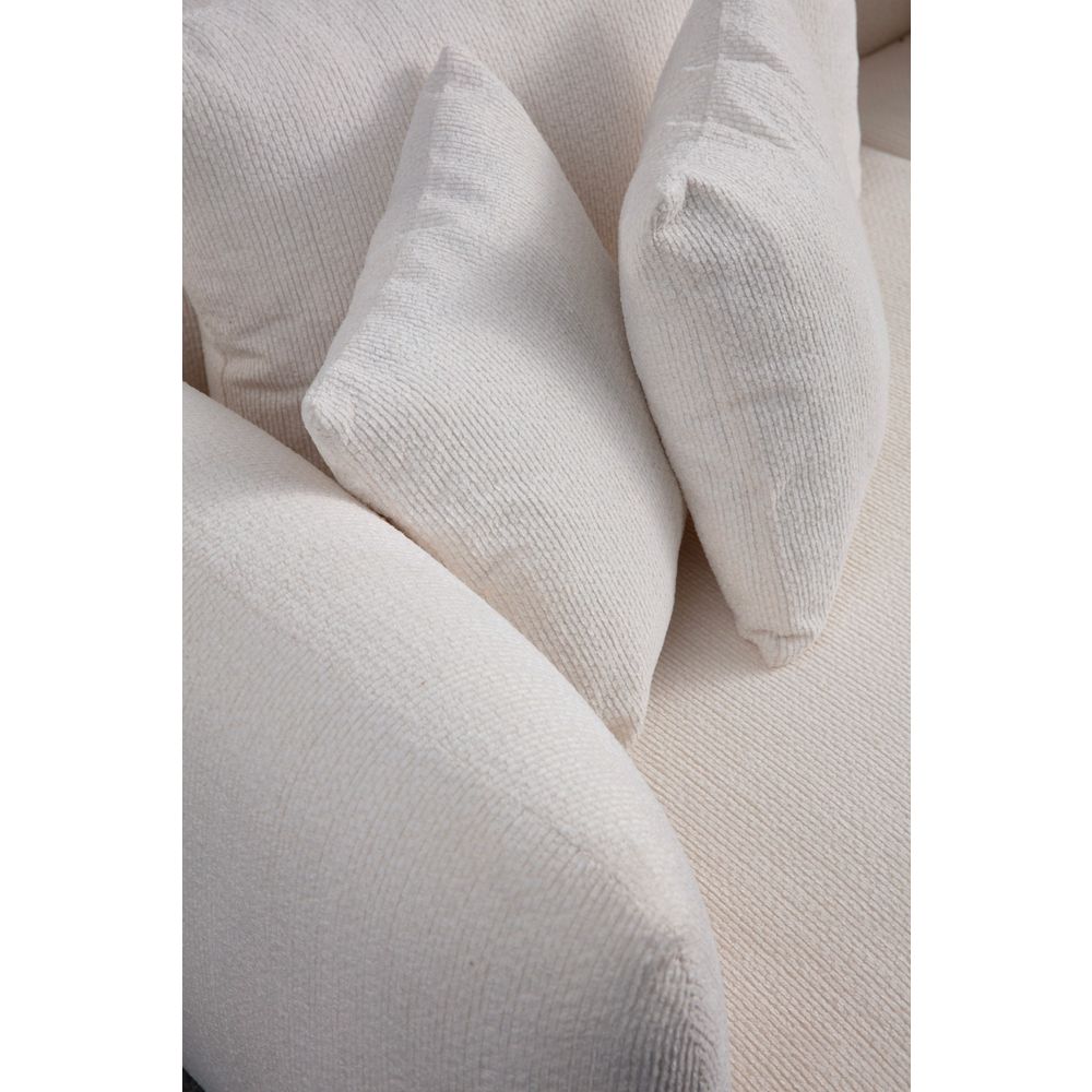 Floransa - Bijeli Ugaoni Sofa slika 4