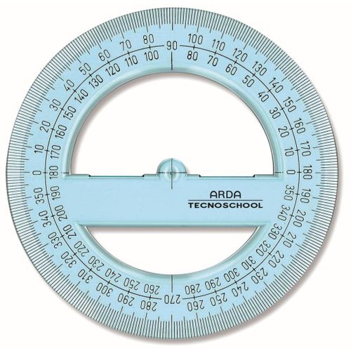 ARDA kutomjer  tecnoschool 12cm/360° blister 405ss slika 4