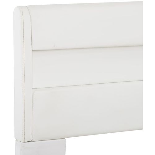 Okvir za krevet od umjetne kože LED bijeli 120 x 200 cm slika 41