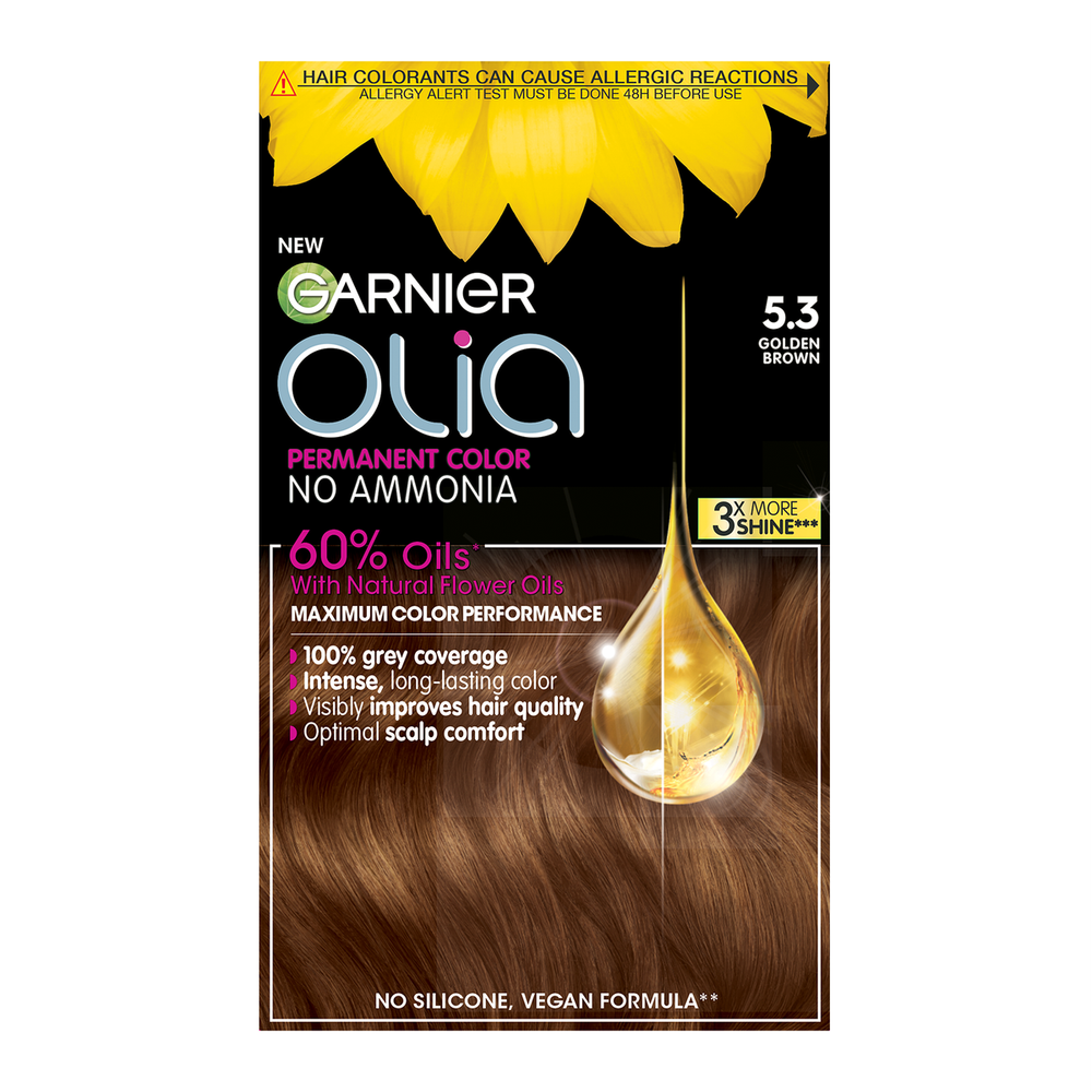 Garnier Olia 5.3 Zlatno smeđa boja za kosu slika 1