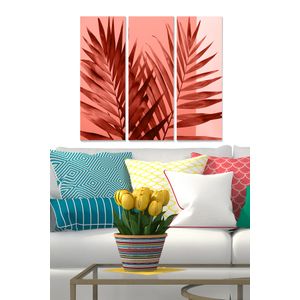 Dekorativna Slika od MDF-a u Više Boja (Set od 3 Komada) - MDF1266912016