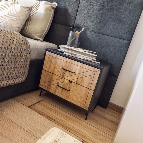 Felicita Anthracite
Oak Nightstand slika 2