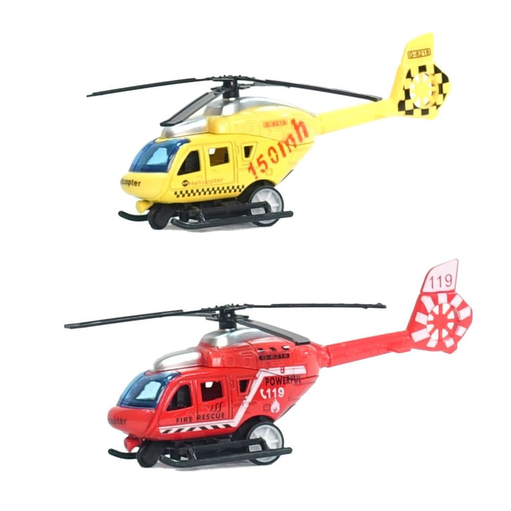 Helikopter DIE-CAST Pull Back, 1:43 slika 3