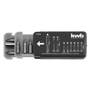 KWB set nastavaka za odvijač 9 kom