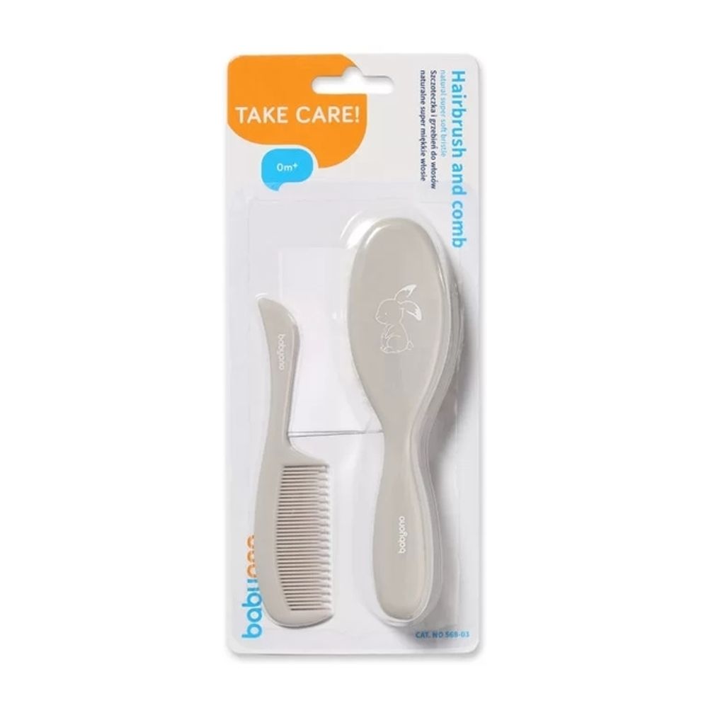 568/03 četka i češalj prirodne supersoft čekine babyono slika 2