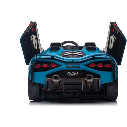 Licencirani auto na akumumulator Lamborghini SIAN 4x100W - dvosjed - plavi slika 6