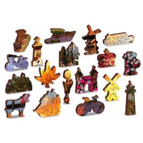 Wooden City Drvene puzzle - Amsterdam L slika 3