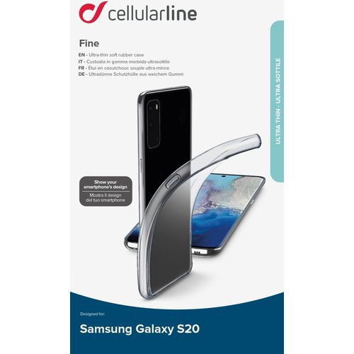 Cellularline Fine silikonska maskica za Samsung Galaxy S20 slika 2