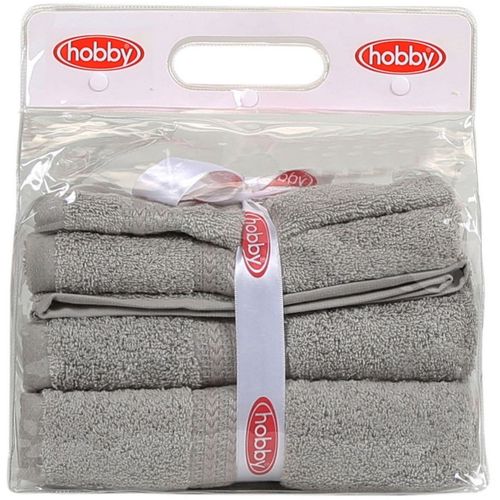 Rainbow - Grey Grey Towel Set (3 Pieces) slika 5