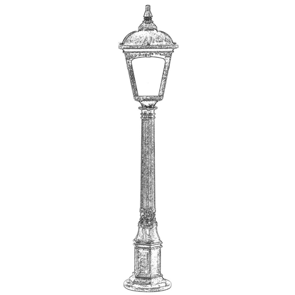 BSU-68185-BKR-M2-B Smeđa Spoljašnja Podna Lampa slika 2