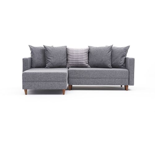 Atelier Del Sofa Kutna garnitura na razvlačenje AYDAM lijeva, svjetlo siva, Aydam Left - Light Grey slika 5