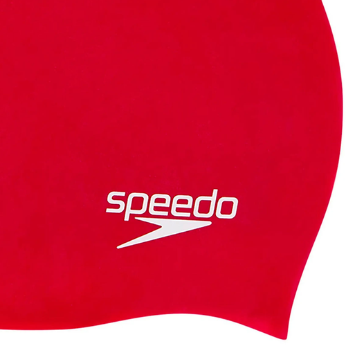 SPEEDO MOULDED SILICONE CAP J RED slika 2