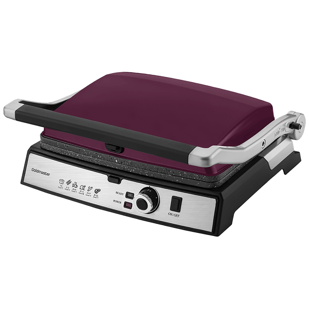 Goldmaster Grill kontaktni, granitni premaz, otvaranja za 180°, 2000W - GM-7450M Tostmix - Purple slika 1