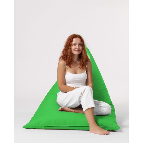 Pyramid Big Bed Pouf - Pistachio Green Pistachio Green Garden Bean Bag slika 9