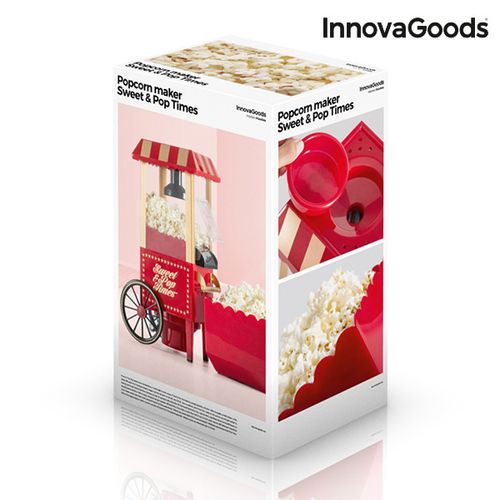 Uređaj za Izradu Kokica Sweet & Pop Times InnovaGoods 1200W Crveni slika 4