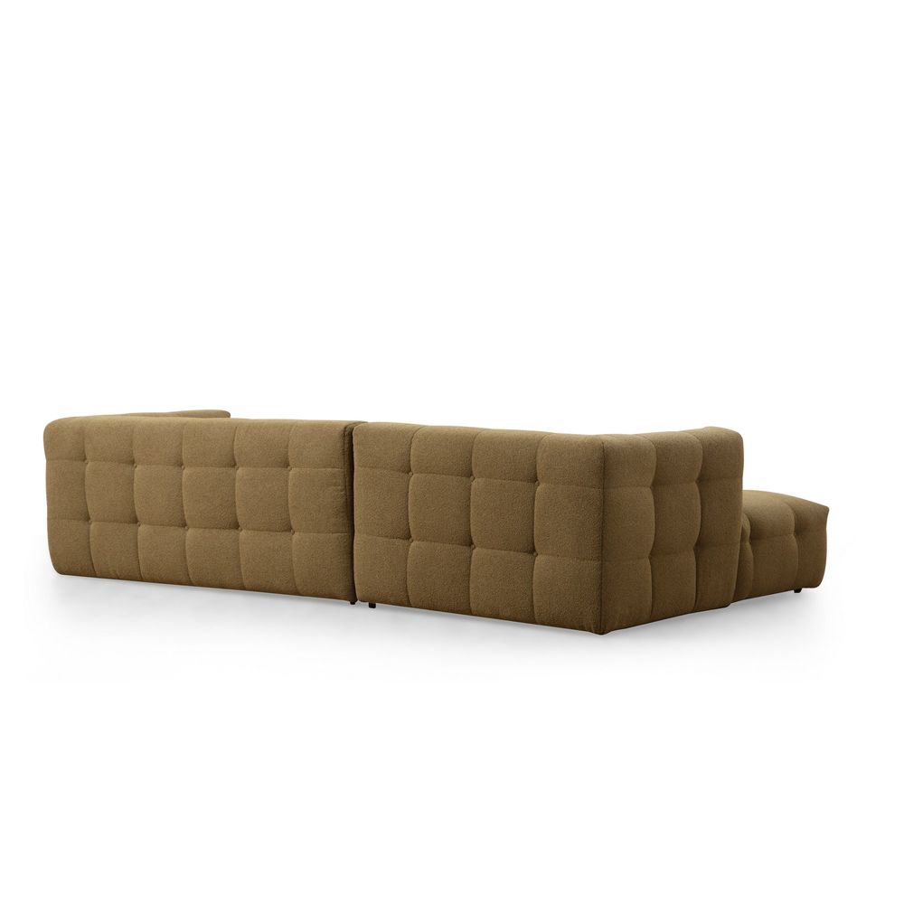 Cady 3 Seater Left - Trosjed Kutna Sofa u Boji Kaki slika 9