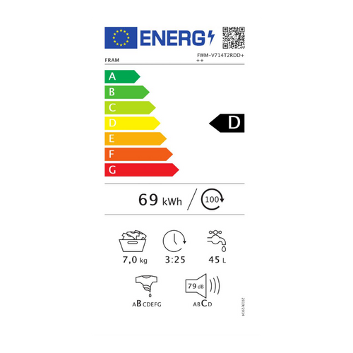 FRAM Perilica Rublja FWM-V714T2RDD+++ - Crvena slika 7