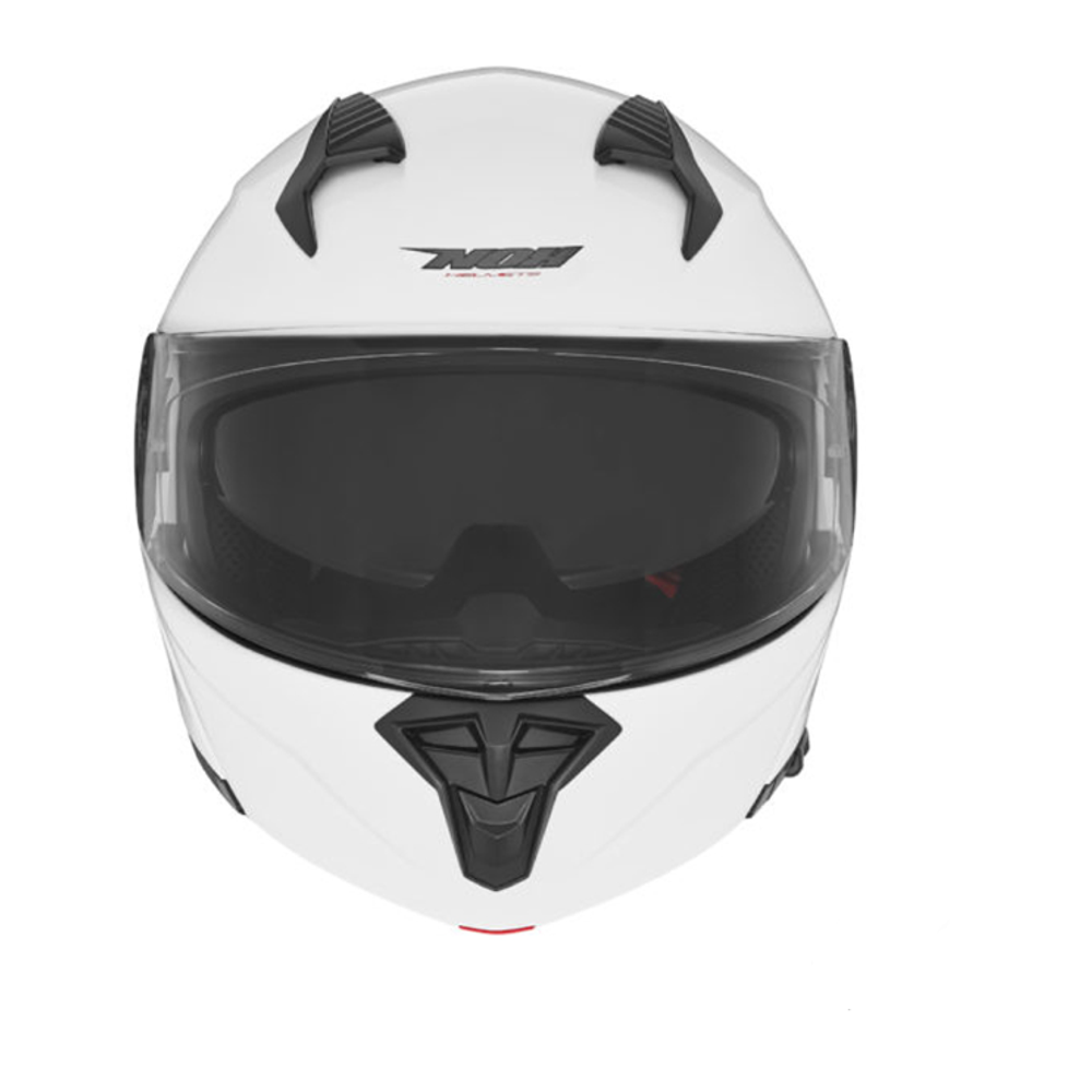 Modularna - flip up kaciga za motor XXL vel. NOX Y966 N968 - Bijela slika 1