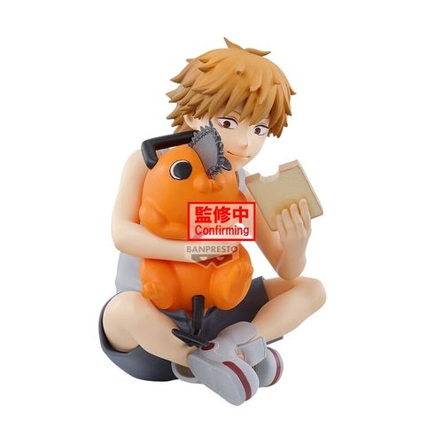 Chainsaw Man Break Time Denji &#38; Pochita figure 7cm slika 1