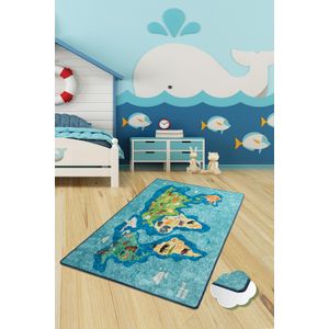 Conceptum Hypnose  Map   Multicolor Carpet (140 x 190)