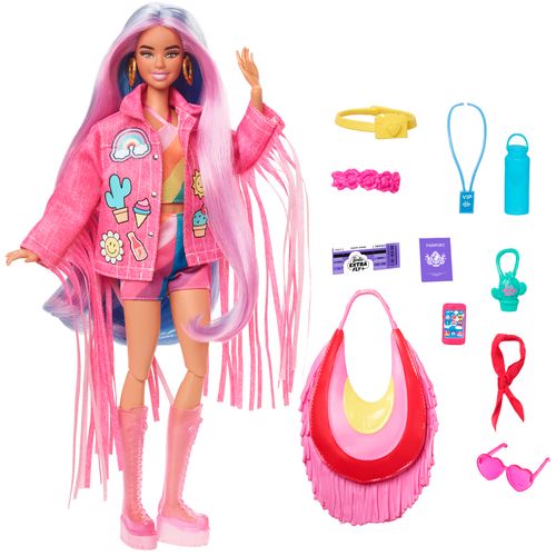Barbie Extra lutka na putovanju - Pustinja (ljubičasta) slika 5