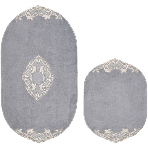 cot-klzt5-25 Grey Bathmat Set (2 Pieces) slika 2