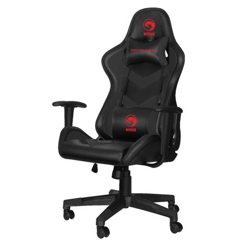 Marvo gaming stolica CH-106BK, crna slika 7